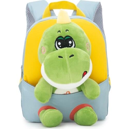 Plush dinosaur Small backpack Cartoon cute Children backpacks waterproof school backpack boy nylon girls Backpack kindergarten