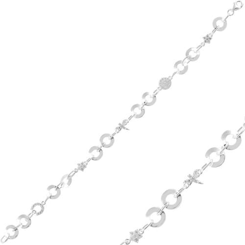 Silver 925 Sterling Zircon Cubic Zirconia Bracelet