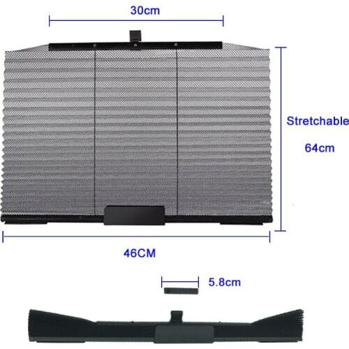 Retractable Sunshade Side Window Car Cover Automatic Roller Car Telescopic Retractable Block Automotive Sun Insulation Sunshade
