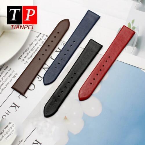 Ultrathin genuine leather watch strap 22mm for DW/ LEE cowhide wristwatches watch bracelet replace watch band 14 15 17 18 19mm