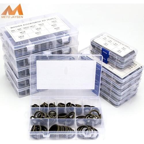 PCP Air Seal M6 M8 M10 M12 M14 M16 High Pressure Gasket Washer O-Ring Sealing for Mini Gauge Couplers Socket 100PCS/BOX