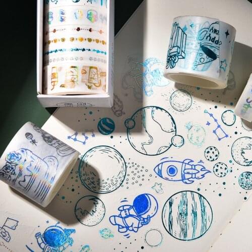 Fresh Lovely Color Tape setsAdhesives Tape Retro stickers Decoration Washi Tape DIY Planner Scrapbooking Masking Tape Escolar