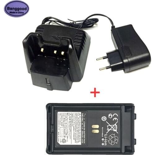 CD-34 Dock Charger + FNB-V96LI 7.4V 2000mAh Li-ion Rechargeable Battery for Vertex VX-231 VX-350 VX-351 VX-354 VX351 VX354 Radio