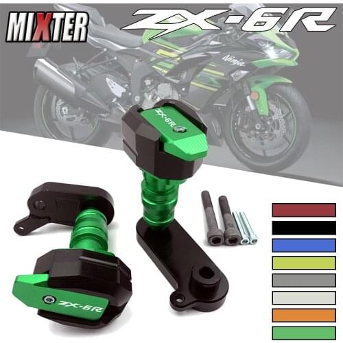 Motorcycle Falling Protection Frame Slider Fairing Guard Anti Crash Pad Protector For KAWASAKI ZX6R 2009 2010 2011 2012 ZX-6R