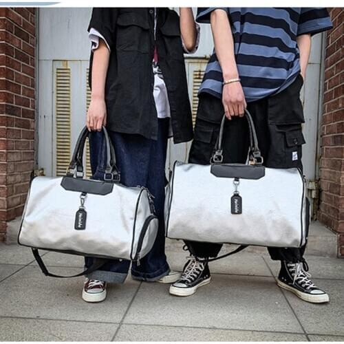 Women Fitness Gym Bag Shoes PU Leather Training Handbag Yoga Luggage Shoulder Bags Sliver Pack Sac De Sporttas Gymtas XA131D