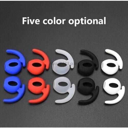 1 Pair Earbuds Cover In-Ear Tips Soft Silicone Skin Ear Hook Buds Replacement for Apple Airpods Wireless Bluetooth Headset