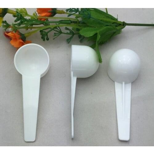 1000pcs Measure Plastic Spoon Plastic Measuring Scoop 5g Measure Spoons Kitchen Tool #2308