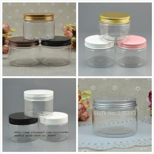 150G transparent plastic PET cream bottle/jar/pot for essence/cream/gel/mask/moisturize/wax/cosmetic packing skin care