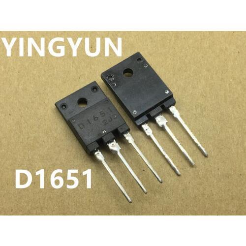 5PCS/lot D1651C=D1651 2SD1651 common line pipe with a damper TV TO-3PF