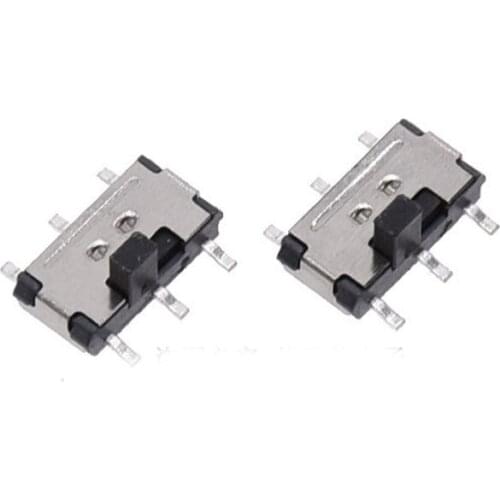 50pcs/Lot MSS-22C02 2P2T SMT Toggle Switch 6Pin 6P 2 files 6 foot