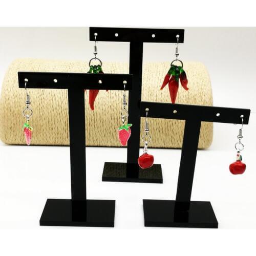 Free Shipping 10Sets(3PCS / set)Band Acrylic Earring Jewelry Holder Display Stand 5+4+3", Fashion Jewelry Display
