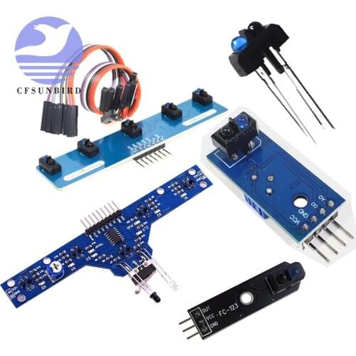 New TCRT5000 Infrared Reflective Sensor IR Photoelectric Switch Barrier Line Track Module For Arduino Diode Triode Board 3.3v