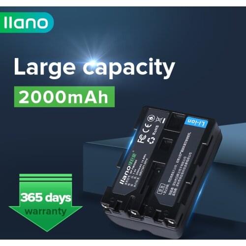 LLANO NPFM500H NP FM500H 2000mAh Camera Liion Battery For Sony A57 A58 A65 A77 A99 A550 A560 A580 L50 Cameras Battery