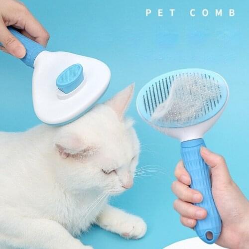 Cat Comb Set Hair Brush Dog Hair Remove Pet Supplies Hair Cleaner Pet To Float Hair Comb Pet Grooming Brush Shower Hair Brush