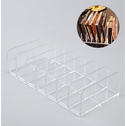 Eyeshadow Palette Organizer Powder Case Storage Box Makeup Holder Compartment