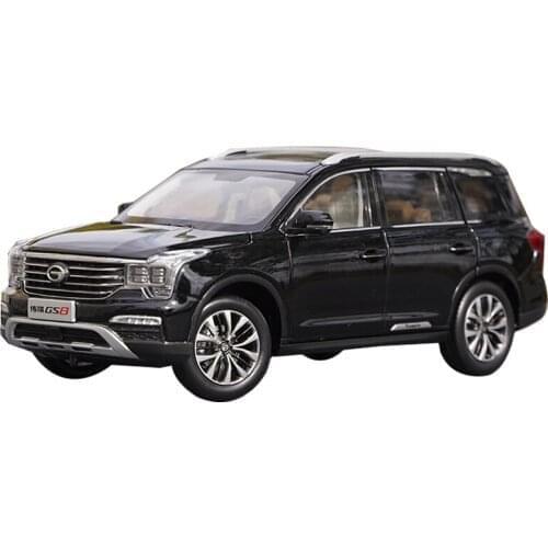 Original factory 1:24 GAS Trumpchi GS8 2019 version diecast SUV car model for gift, promiton, collection