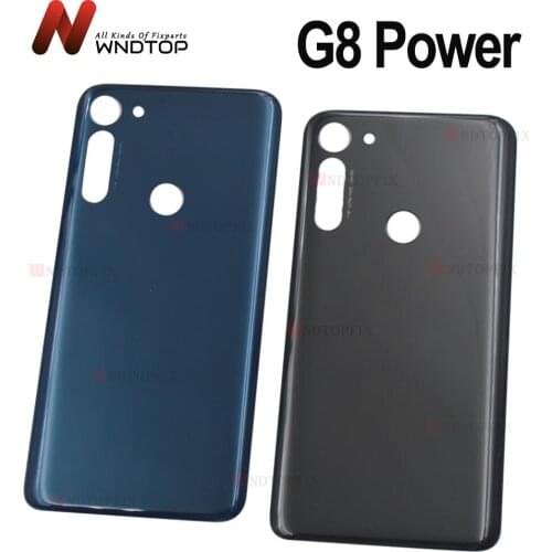 Original For Motorola Moto G8 Power Back Battery Cover Door Rear Glass Housing Case For Moto G8 Power Battery Cover housing