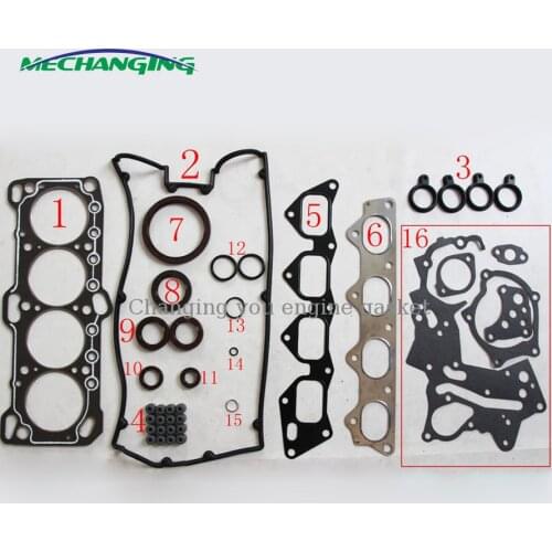 Fits CHRYSLER 2000 GTX TURBO 16V 4G63 4G63T Engine Head Gasket Sets Automotive Spare Parts Overhaul Package 50122000