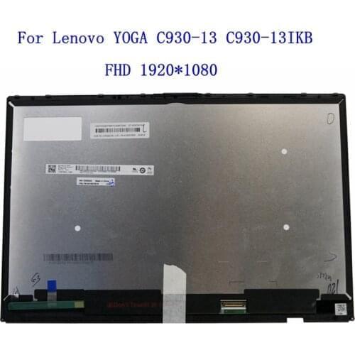 For Lenovo Yoga C930-13 C930-13IKB 81EQ 13.9'' laptop LCD Screen Touch Display Digitizer assembly B139HAN03.0 LP139UD1-SPC2