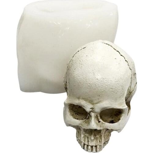 DIY 3D Halloween Skull Mold Silicone Resin Candle chocolate plaster Mold Candle Mold Handmade Soap Mold Wholesale