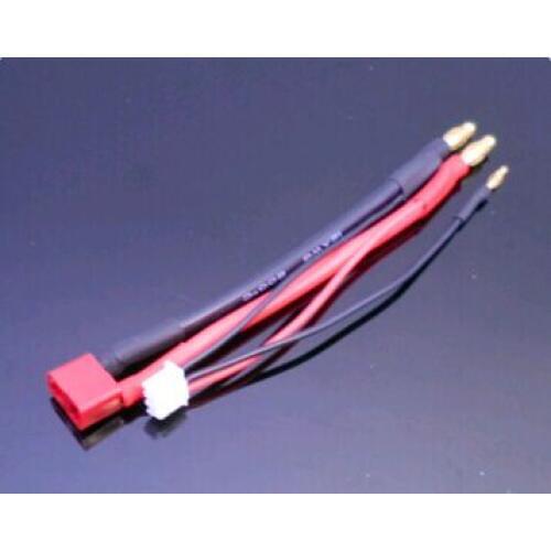 Silicone wire + 2S lithium battery model plug 4MM /2s balance head T charging wire connecting line DIY model toys