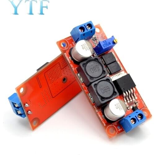 Enhanced 5A high current DC-DC buck regulator 5-38V DC step-down power supply module turn 1.25-36V