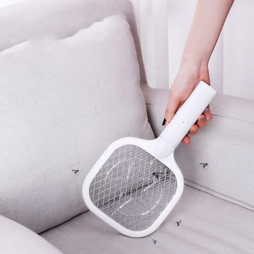 Bug Zapper, 2 in 1 Rechargeable Electric Fly Swatter, Mosquito Swatter for Indoor and Outdoor, 3000 Volts & USB Charger