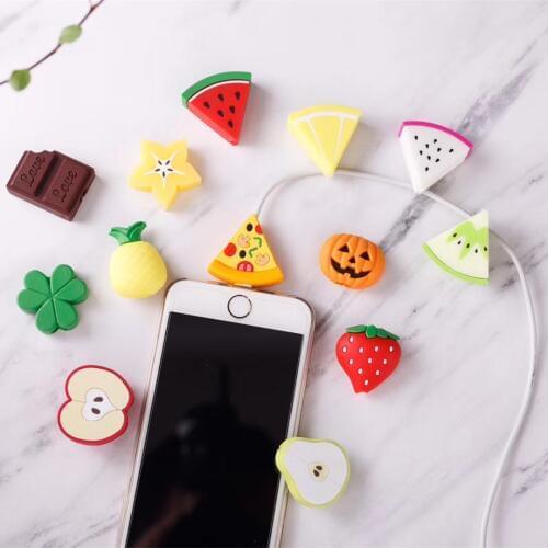 USB Charging Cable Protector Data Line For Iphone X XS Max XR 7 8 Plus 6 6S 5 5S Cord Protector Protective Case Phone Accessory