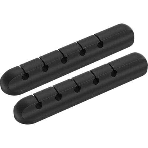 Cable Clips,2 Pack Silicone Adhesive Wire Cable Holder,Cable Organizer USB Cable Holder for Power Cords