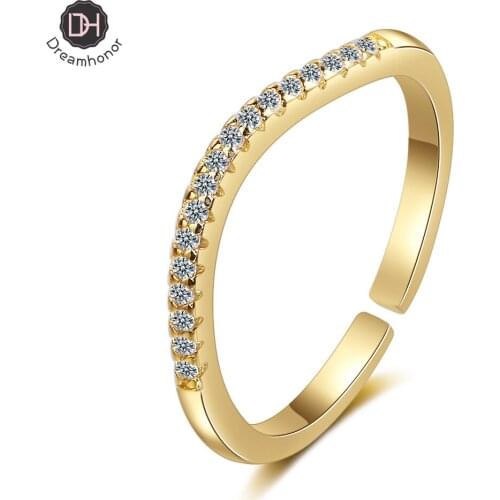 925 Sterling Silver New Jewelry High Quality Fashion Woman Open Ring Retro Size Adjustable Cubic Zirconia Silver Ring