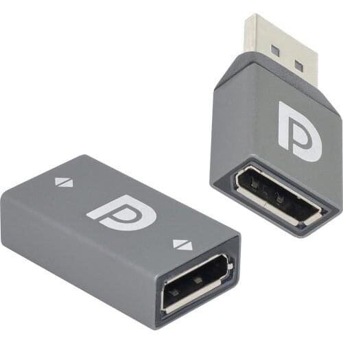 ZIHAN DisplayPort 1.2 4K 60hz to DP Extension Adapter Male Female Ultra-HD UHD for Video PC Laptop TV 2pcs/set