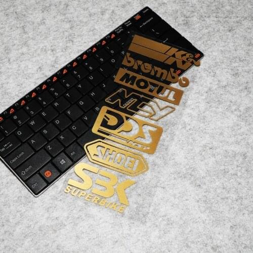 1 set Car Styling Vinyl Bike Motorcycle Side Body Strip Sponsor Oil Tank Body Sticker Decals