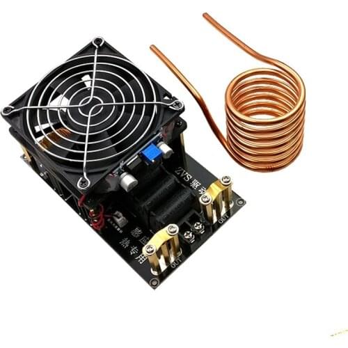 1000W 50A DC12V-40V ZVS high frequency Induction Heating Board DIY Cooker Module Heater DC12-40V with coil