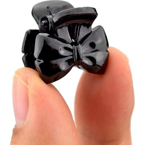 12pcs/pack Black Hair Claw Clips for Girls Women Hair Accessories 2cm Plastic Crab Brown Hairpin Clamp Hairclip Fashion Gifts