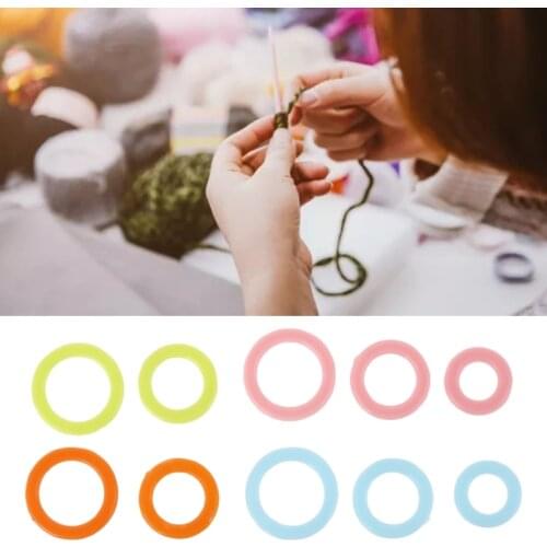 150pcs Round Knit Knitting Marking Circles Rings Marker Crochet Stitch DIY Craft 87HA