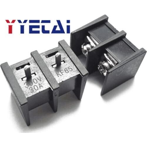 5PCS KF65 2P pitch 11MM 300V 30A fence type high current DD
