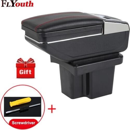 Car Armrest Box For Kia Cerato Forte k3 2009-2016 Car-Styling Central Store Content Box With Cup Holder Interior Accessories