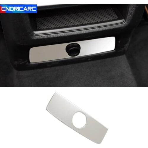 Car Styling Rear Charging Connector Panel Decoration Cover For BMW X5 G05 2019-2020 Cigarette Lighter Panel Interior Accessories