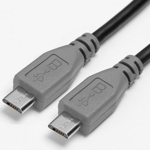 Hot 1Pc Male To Male Micro USB To Micro USB OTG Data Cable 5 Pin Charging Cord Phone Tablet Adapter Computer Converter Supplies