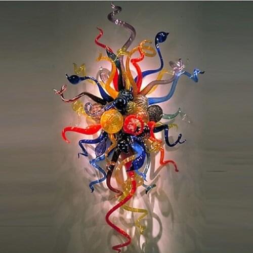 LRW001- Creative Hand Blown Glass Wall Art Decoration Wall Light Bedroom Lamp