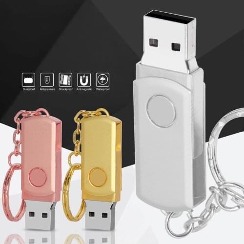 Metal Waterproof USB Flash Drive 16GB 32GB 64GB 128GB Pen Drive Portable 16 32 64 128 GB Pendrive Memory Stick Drives U Disk