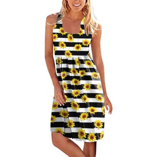 Mini Dress Floral Printing Vestidos Pocket Casual Dresses Beach Loose Vestidos Above Knee Camisole Платье Летнее Женское 2021