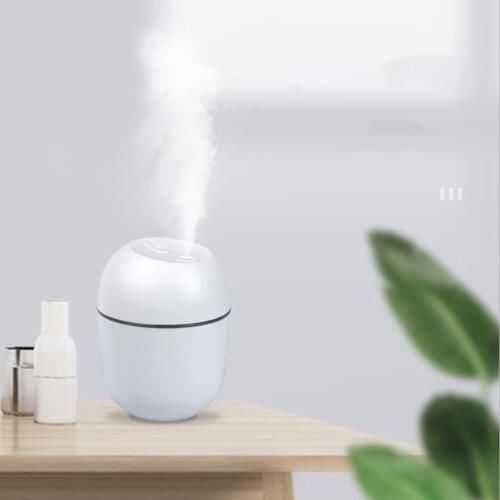 5V 220ML Mini Air Humidifier Portable USB Ultrasonic Aroma Essential Oil Diffuser Mist Maker Aromatherapy White/Pink