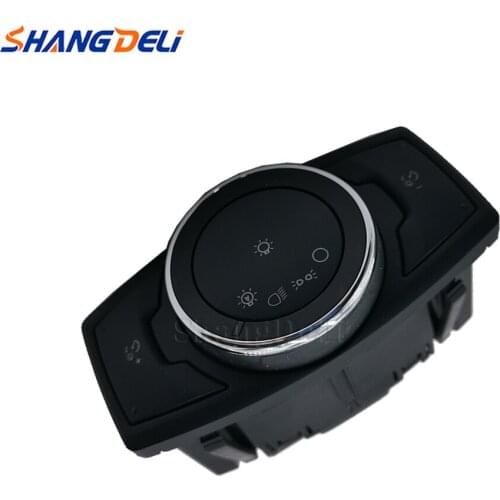 For Ford Fusion Headlight Fog Light Control Switch Module Button For Ford Mustang 2015-2018 DG9T13D061CEW DG9T-13D061-CEW
