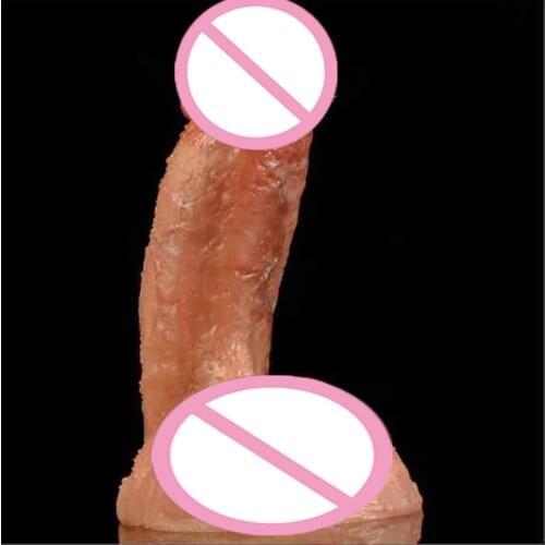 Soft Real Skin Silicone Huge Dildo Realistic Suction Cup Dildo Male Artificial Rubber Penis Female Dick Sex Toys For Women Dildo