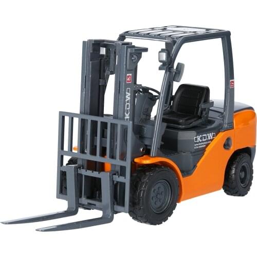 New KDW 1/20 Car Model Forklift Truck Alloy Model Fork Truck Vehicle Model Engineering Car Metal Fork Lift Toy Boy Gift