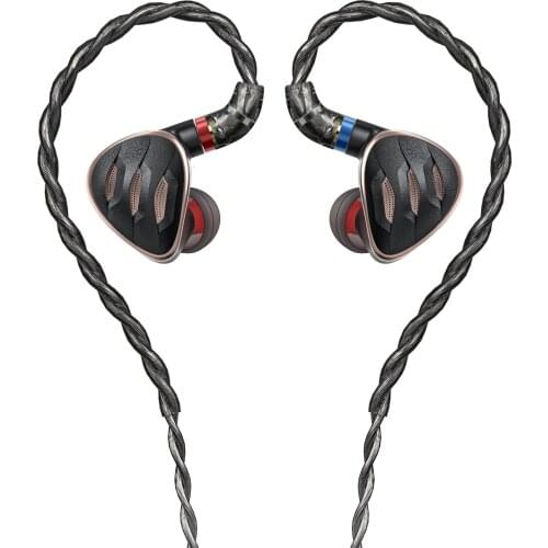 FiiO FH5s Pro Stereo HiFi In-Ear Earphones Wired Earbuds IEM 2BA + 2DD with 2.5/3.5/4.4mm Plug MMCX Detachable Cable Connector