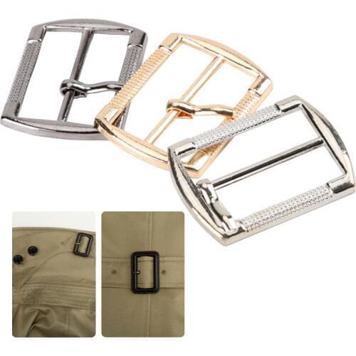 XUNZHE Rectangular button 10 pieces 2.5 - 5cm of metal straps Tri Glide adjust the buckle a word buckle bag Windbreaker buckles