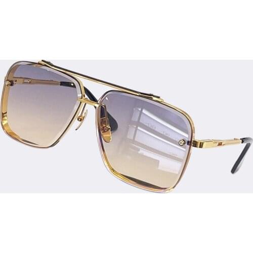 Fashion Square Sunglasses For Men Vintage Brand Designer Mirror Sun Glasses For Male High Quality Eyewear UV400