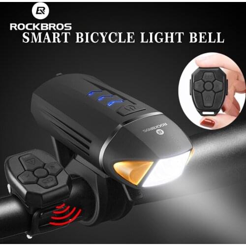Bike Bicycle Light USB Rechargeable 350 Lumen LED Bike Front Light Wireless Turn Signals Bicycles Lamp 120db Cycling Bell Parts